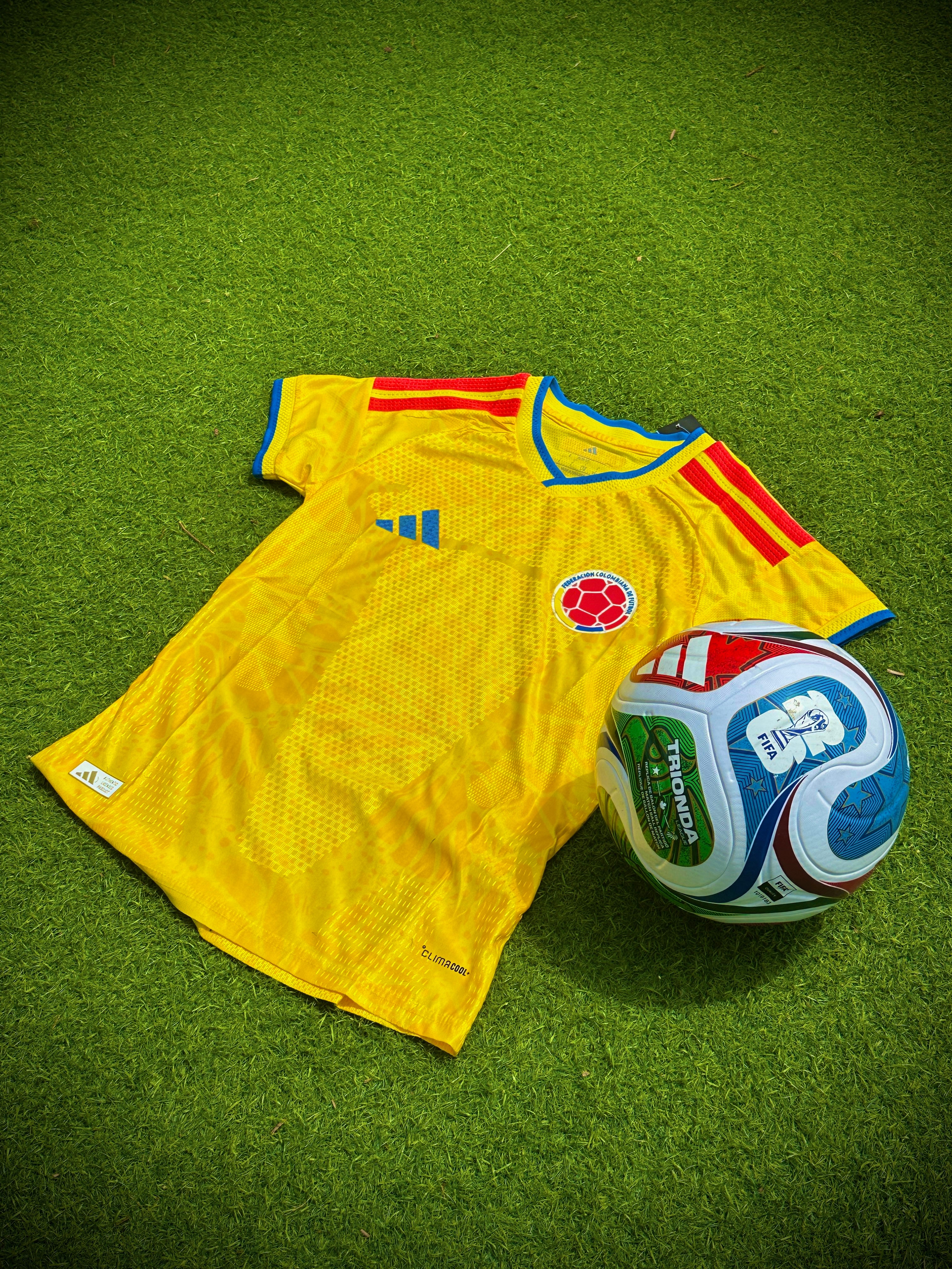 Mujer Camiseta Local Selección Colombia 26 Versión Jugador